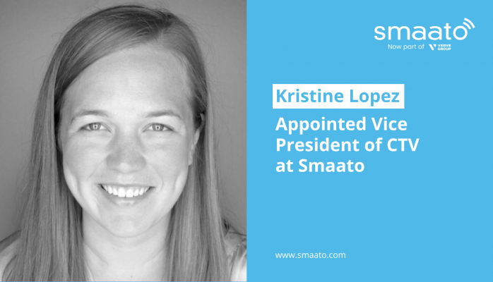 Smaato announces appointment of Kristine Lopez as new VP of CTV. Smaato is part of Verve Group.